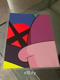 IN HAND KAWS x MOCAD Limited Edition Print Poster Companion BFF Signed 2019