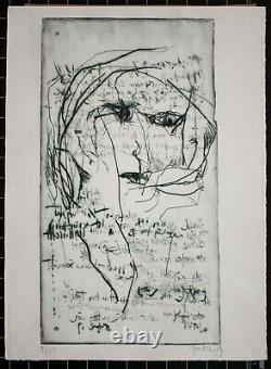 Illegible SIGNED-O. T. Etching 1969 8/30
