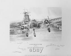 Into the Teeth of the Wind Pencil by Robert Taylor signed by 5 Doolittle Raiders