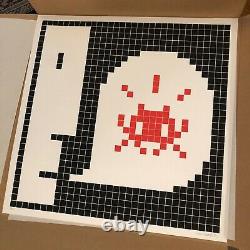 Invader Alert RED 2020 Last in the Edition Signed Print from MGLC
