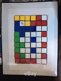 Invader Six Cubes Signed Numbered Screenprint Edition Of 20