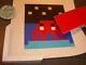 Invader Space One Red Signed Limited Edition Framed Collection Only