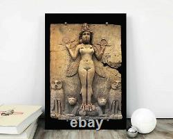 Ishtar/Inanna Wall Art Decor Babylon-Assyrian-Akkadian-Mesopotamian-Goddess Art