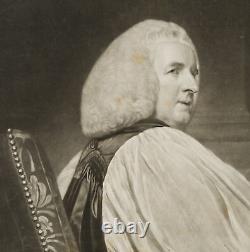 J. REYNOLDS (1723) UNKNOWN (18th century), Seat Portrait, Mezzotint