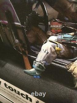 JJ ADAMS Framed'Time Traveller' Boba Fett in a DeLorean with COA (Never Hung)