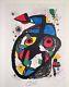 Joan Miro Hand Signed Signature Mask Lithograph With C. O. A