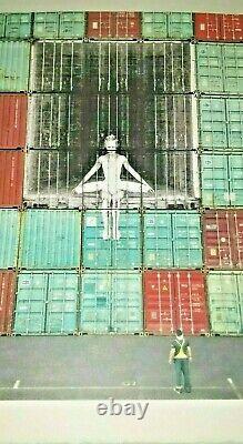 JR In the container wall, Le Havre, France, 2014 NOT Banksy, Invader, Kaws