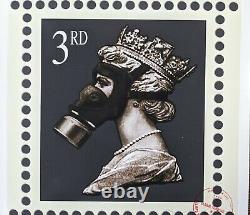 James Cauty Stamp of Mass Contamination 3rd class signed Terror Aware Queen 32