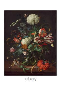 Jan Davidsz De Heem Vase Of Flowers Wall Art Poster Print