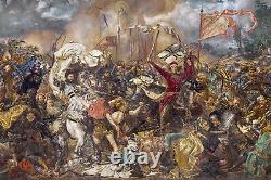Jan Matejko Battle of Grunwald (1878) Photo Poster Painting Art Print