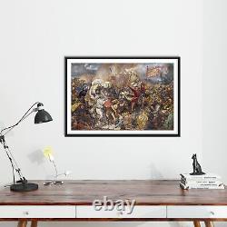Jan Matejko Battle of Grunwald (1878) Photo Poster Painting Art Print