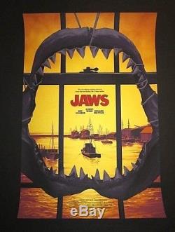 Jaws Mondo Ltd Edition Screen Print Version 2 Phantom City Creative PCC x/225