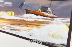 Jaws The Chase by JC Richard Amity'74 Screen Print Poster Art MONDO Artist