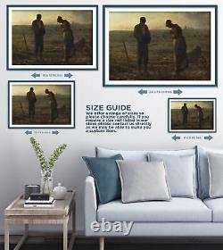 Jean-Francois Millet The Angelus (1859) Painting Photo Poster Print Art Gift