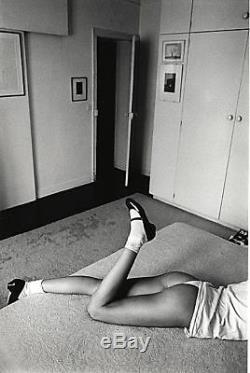Jeanloup Sieff 6x9 B&W Photo of Woman On A Bed, Signed
