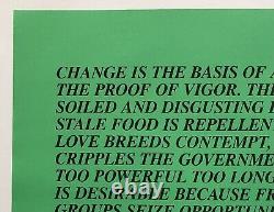 Jenny Holzer Inflammatory Essay Offset Lithograph Print 17 x 17 (1979-82)