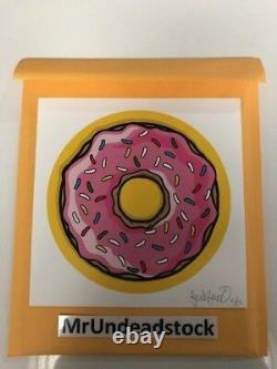Jerkface Donut Print Edition of 50 Over The Influence 2017 First Solo Show
