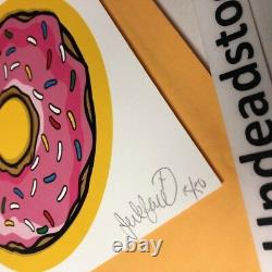 Jerkface Donut Print Edition of 50 Over The Influence 2017 First Solo Show