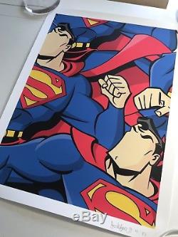 Jerkface Superjerk Superman Print Poster Kaws Banksy Shepard Fairey Obey Gondek
