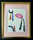 Joan Miro +1971 Beautiful Signed Print Matted And Framed Buy It Now =
