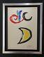 Joan Miro Vintage 1958 Signed Colorful Print Mounted And Framed Buy Now