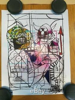 Joey Feldman Art Print Crayon Monster FOIL Variant Signed X/25 SOLD OUT