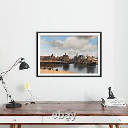Johannes Vermeer View of Delft (1661) Photo Poster Painting Art Print