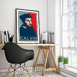 John Calvin Hope Poster, Art Print, Painting, Artwork, Gift Portrait History