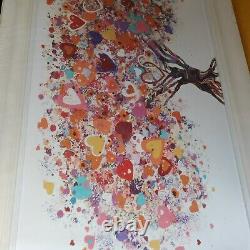 John LewisSara Otter'Tree Of Hearts' Framed Print, 56 x 111cm, Pink/Multi