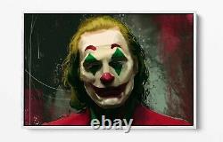 Joker 2019 3 Large Canvas Wall Art Float Effect/frame/picture/poster Print- Red