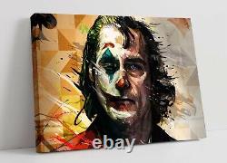 Joker 2019 5 Large Canvas Wall Art Float Effect/frame/picture/poster Print- Red