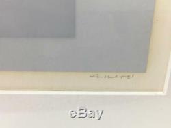Josef Albers, Gray Instrumentation II e, signed print, 1975