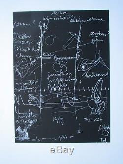 Joseph Beuys, Tafel III, Siebdruck, handsigniert