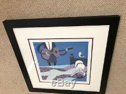 Josh Agle SHAG Odalisque Matted FRAMED ART Mid Century Modern MCM Nude