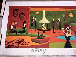 Josh Agle SHAG PRIMAL CUTS print ART Serigraph with COA Mid Century Modern MCM