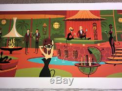 Josh Agle SHAG PRIMAL CUTS print ART Serigraph with COA Mid Century Modern MCM