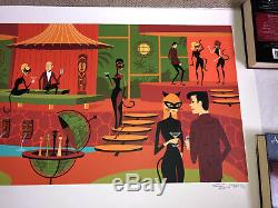 Josh Agle SHAG PRIMAL CUTS print ART Serigraph with COA Mid Century Modern MCM