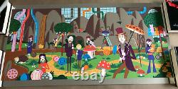 Josh Agle SHAG WILLY WONKA & Chocolate Factory RARE print ART P/P Gene Wilder