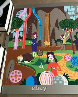 Josh Agle SHAG WILLY WONKA & Chocolate Factory RARE print ART P/P Gene Wilder