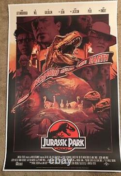 Jurassic Park by John Guydo Mondo Poster NYCC Variant Print Bottleneck x/50