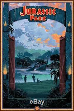 Jurassic Park by Kilian Eng Rare Alternative Movie Poster Set No. /15 NT Mondo