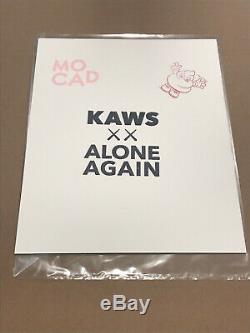KAWS MOCAD Signed Limited Edition Print BLAME GAME In Hand