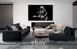 KURT COBAIN CANVAS WALL ART PRINT FRAMED NIRVANA PICTURE Ready To Hang