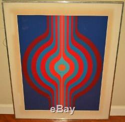 KYOHEI INUKAI Original Signed MoMA Spectrum Modern Abstract Silkscreen Serigraph