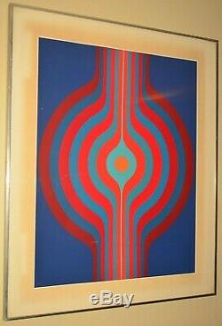 KYOHEI INUKAI Original Signed MoMA Spectrum Modern Abstract Silkscreen Serigraph