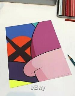 Kaws MOCAD Limited Edition Print Poster Companion BFF Signed 2019