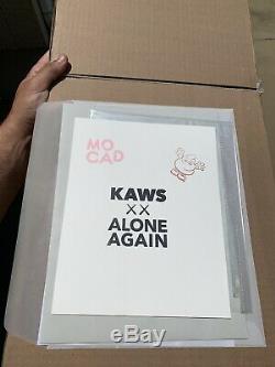 Kaws MOCAD Limited Edition Print Poster Companion BFF Signed 2019