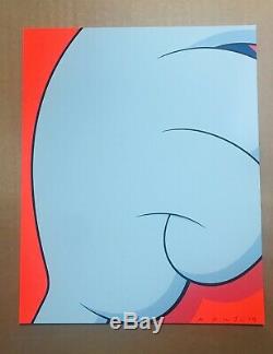 Kaws XX Alone Again MOCAD Print Poster Cutout Signed Stamped BFF Blame Game