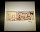 Keith Haring, Complex Signed Print With Baby And Dog, 1985, Includes Coa