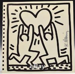 Keith Haring SIGNED Untitled from Tony Shafrazi portfolio (as Andy Warhol)